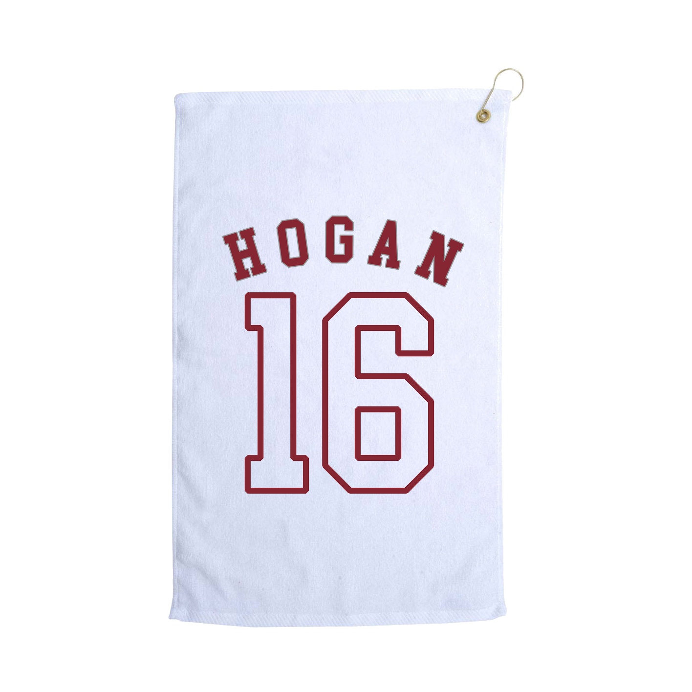 Golf Towel — Shirsey Arch in White