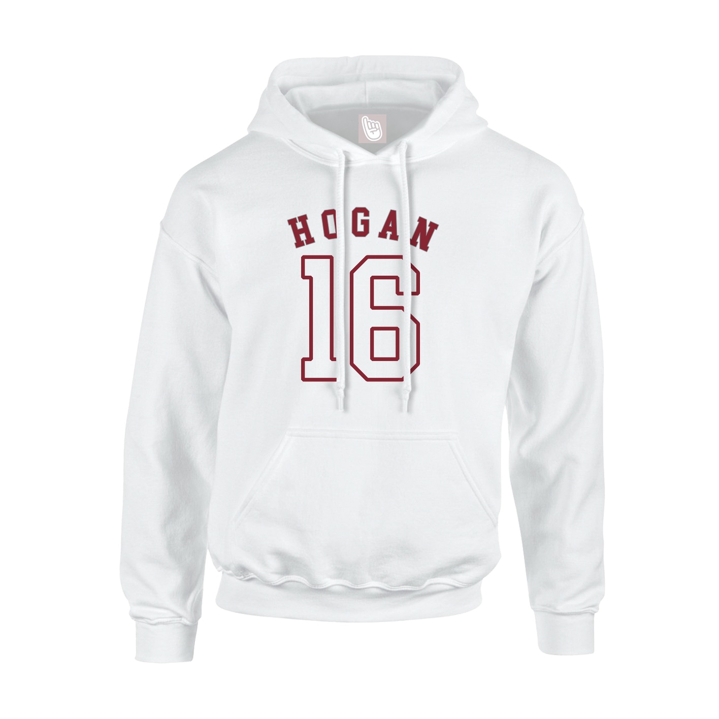 Youth Hoodie — Shirsey Arch in White