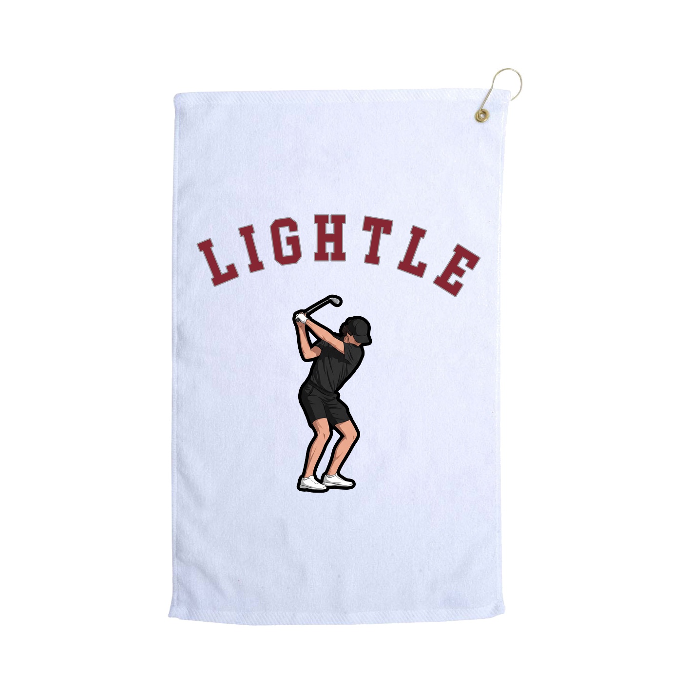 Golf Towel — Shirsey Arch in White