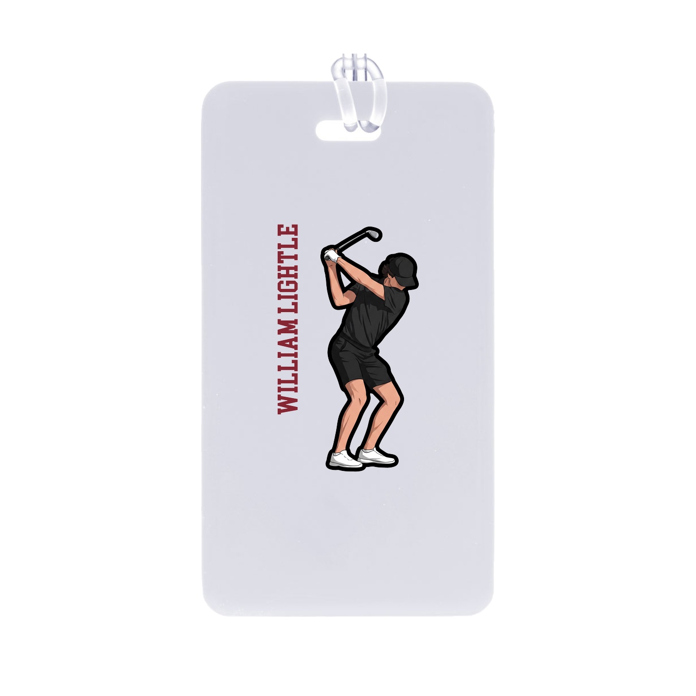 Bag Tag — Name Vertical in Classic