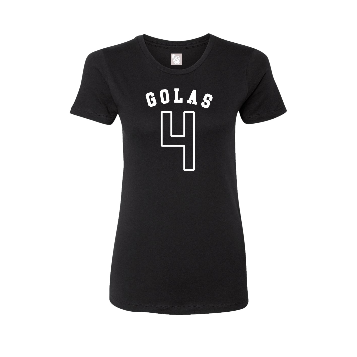 Fitted Women's Tee — Shirsey Arch in Black