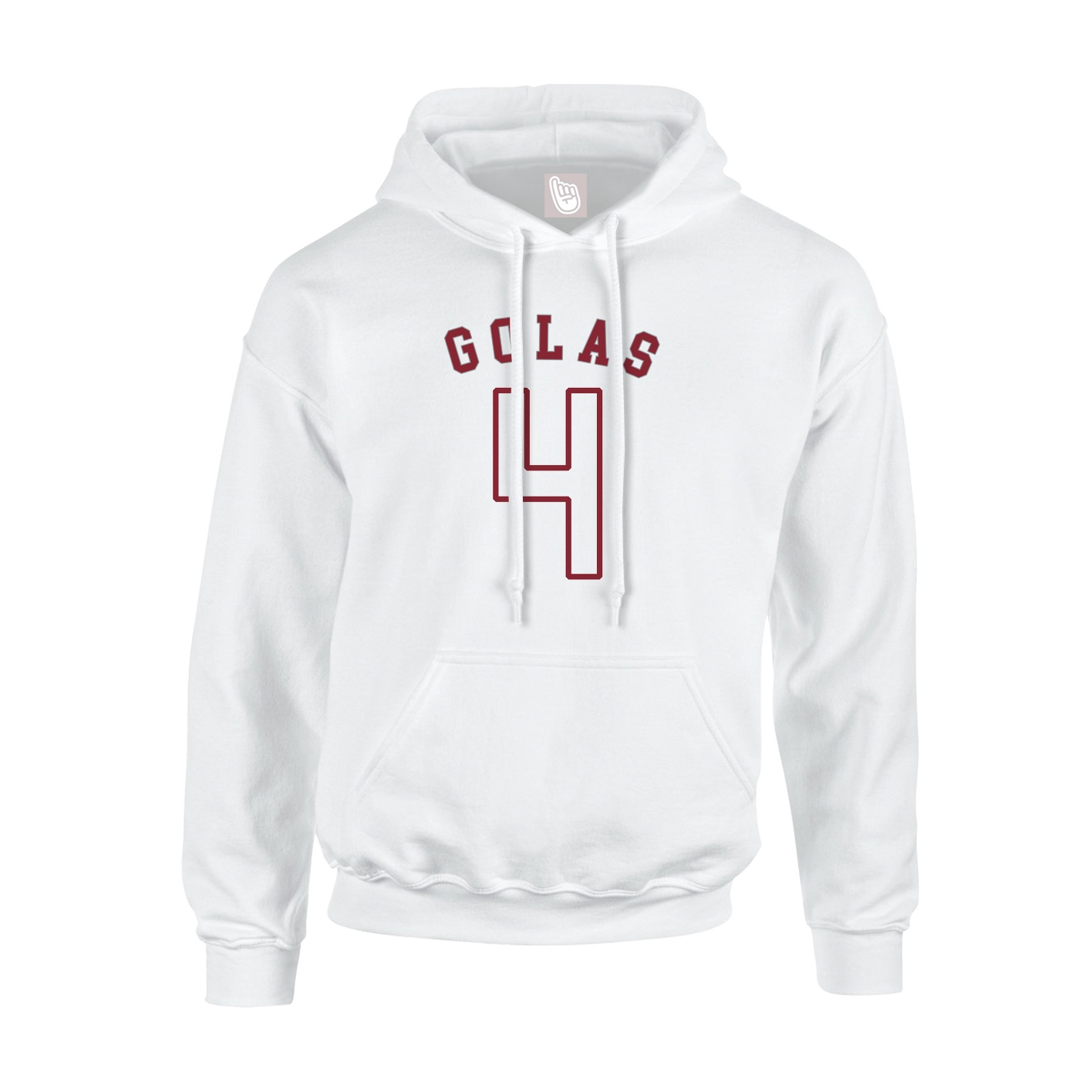 Youth Hoodie — Shirsey Arch in White