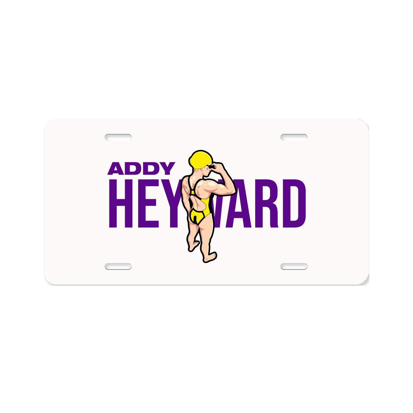 License Plate — Player Name in Classic