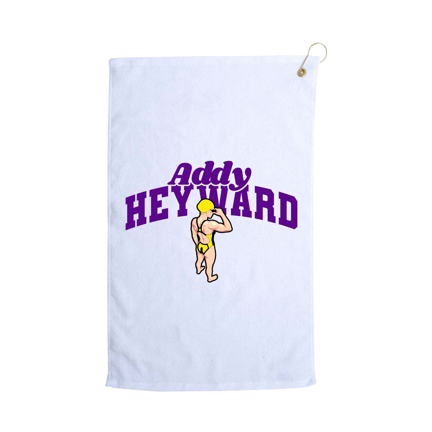 Golf Towel — Signature Arch in White