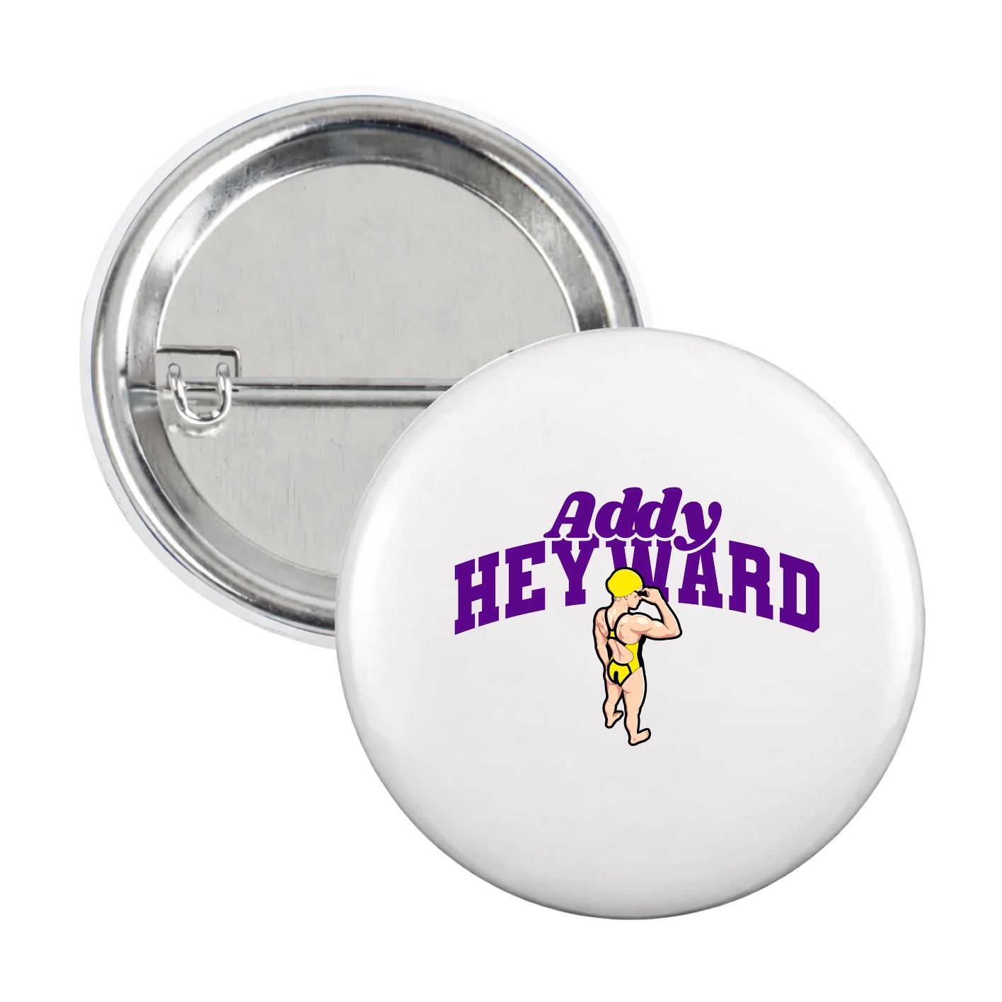 Game Day Button — Signature Arch in White