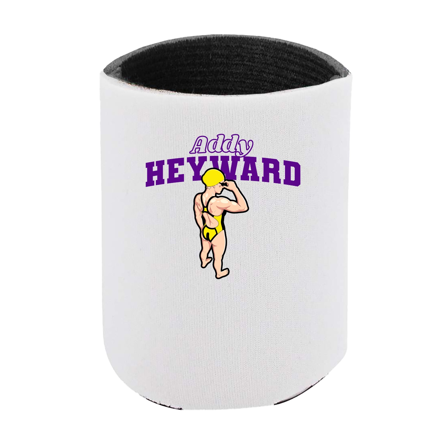Can Holder — Name Arch in White