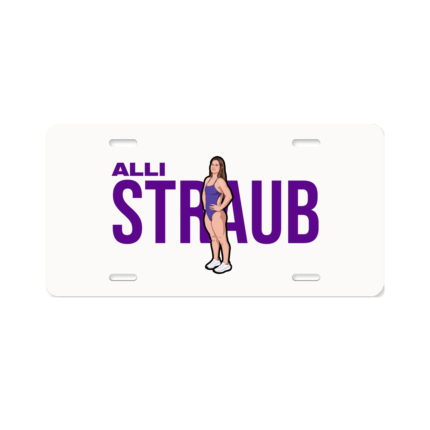 License Plate — Player Name in Classic