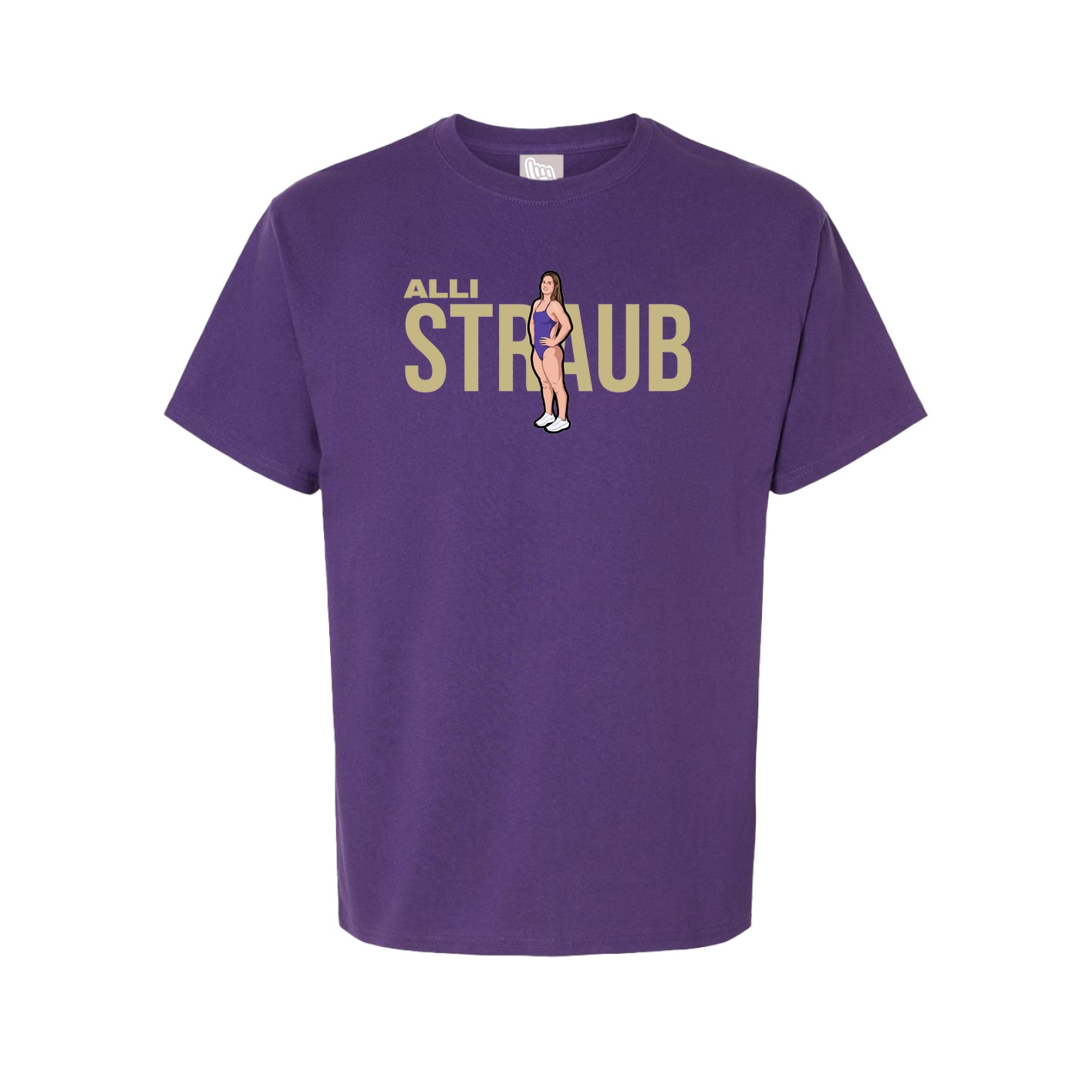 Youth Tee — Player Name in Purple