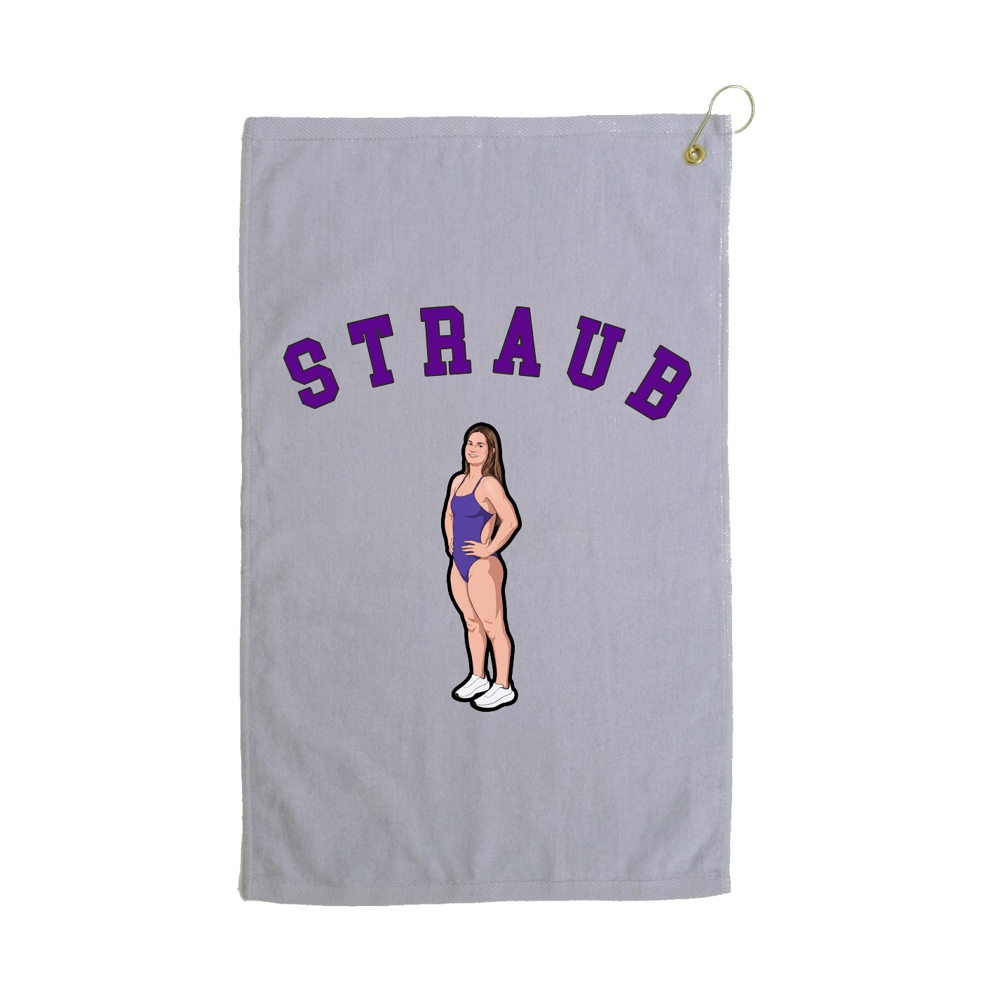 Golf Towel — Shirsey Arch in Grey