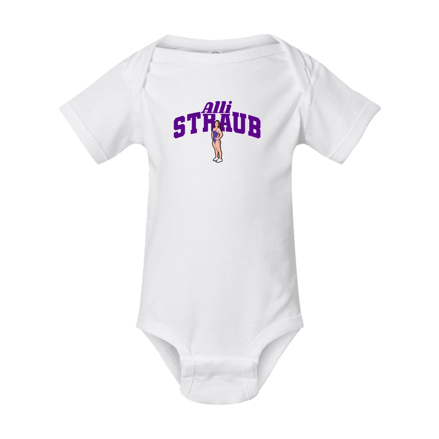 Baby Onesie — Signature Arch in White