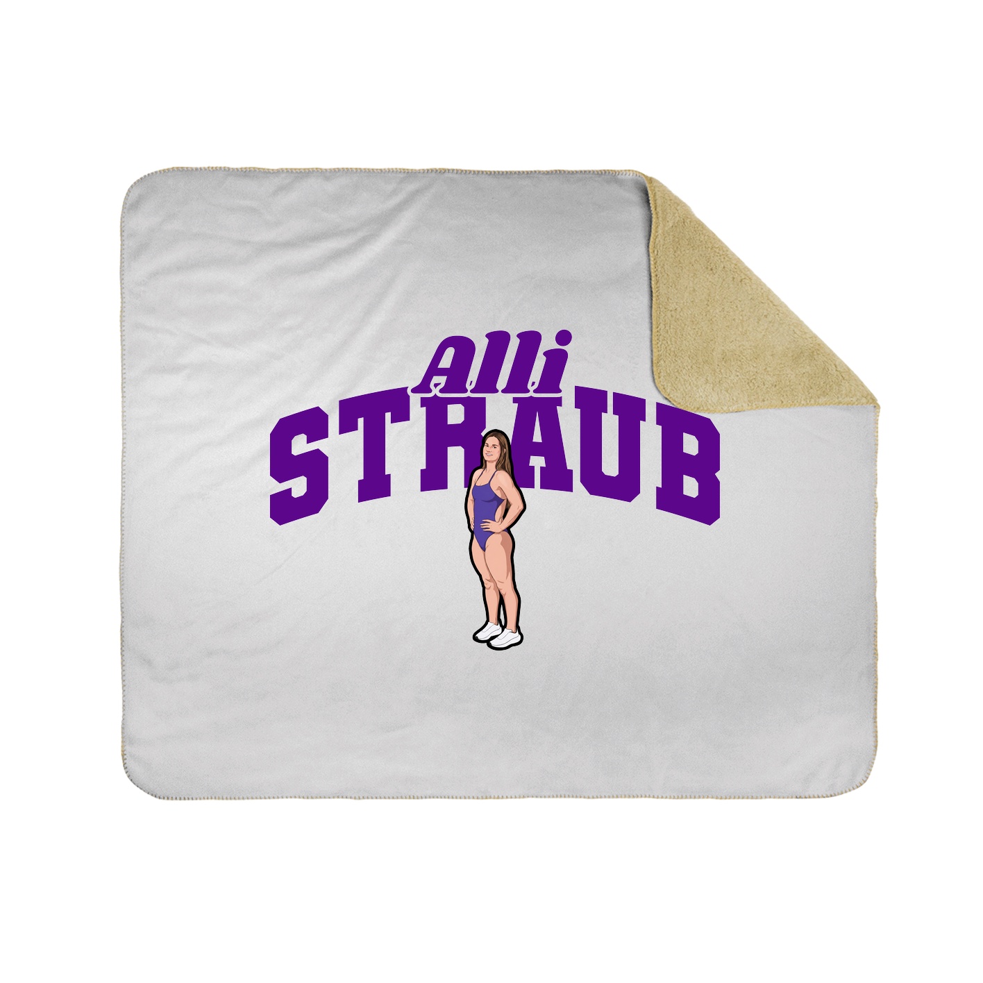 Throw Blanket — Signature Arch in White
