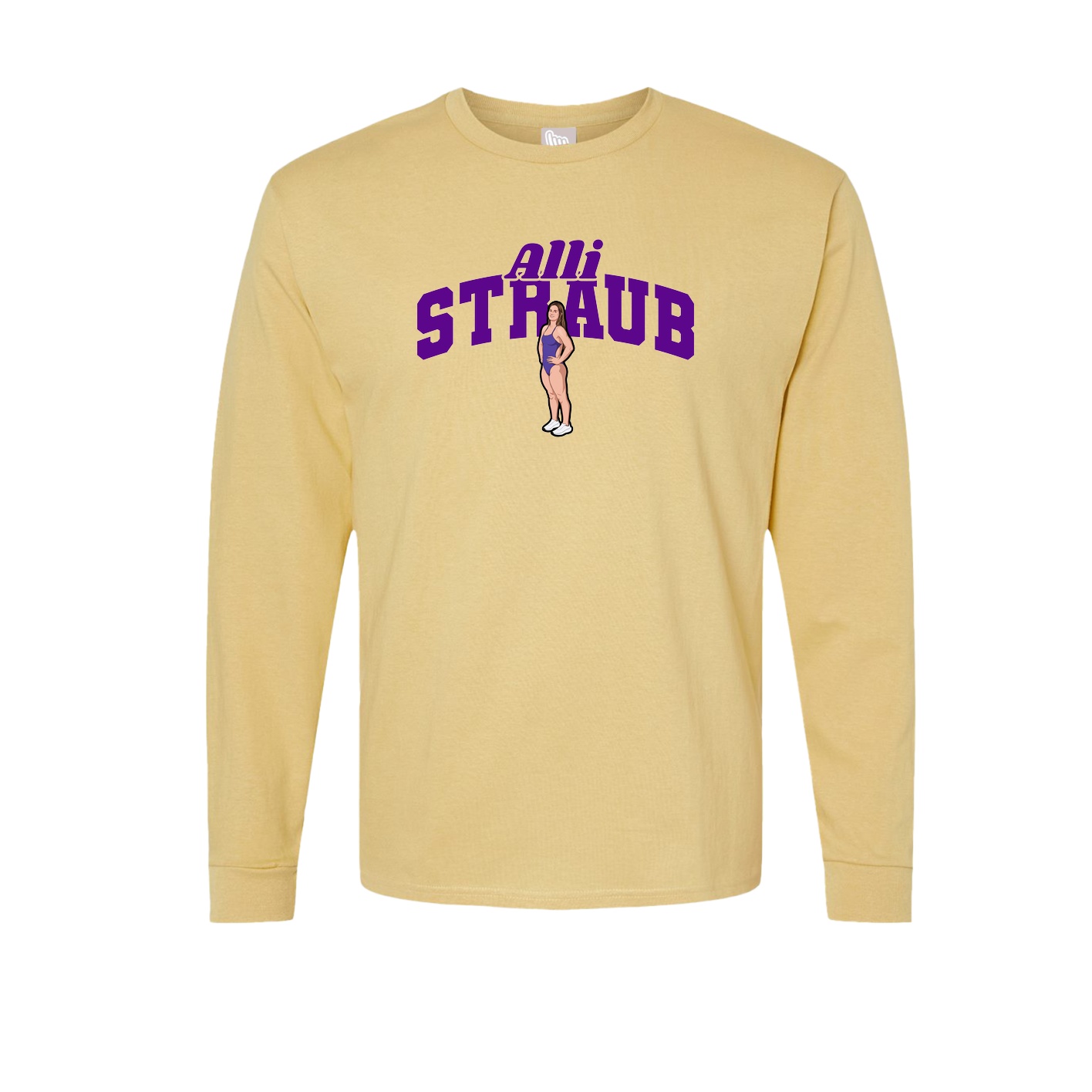 Long Sleeve Tee — Signature Arch in Vegas Gold