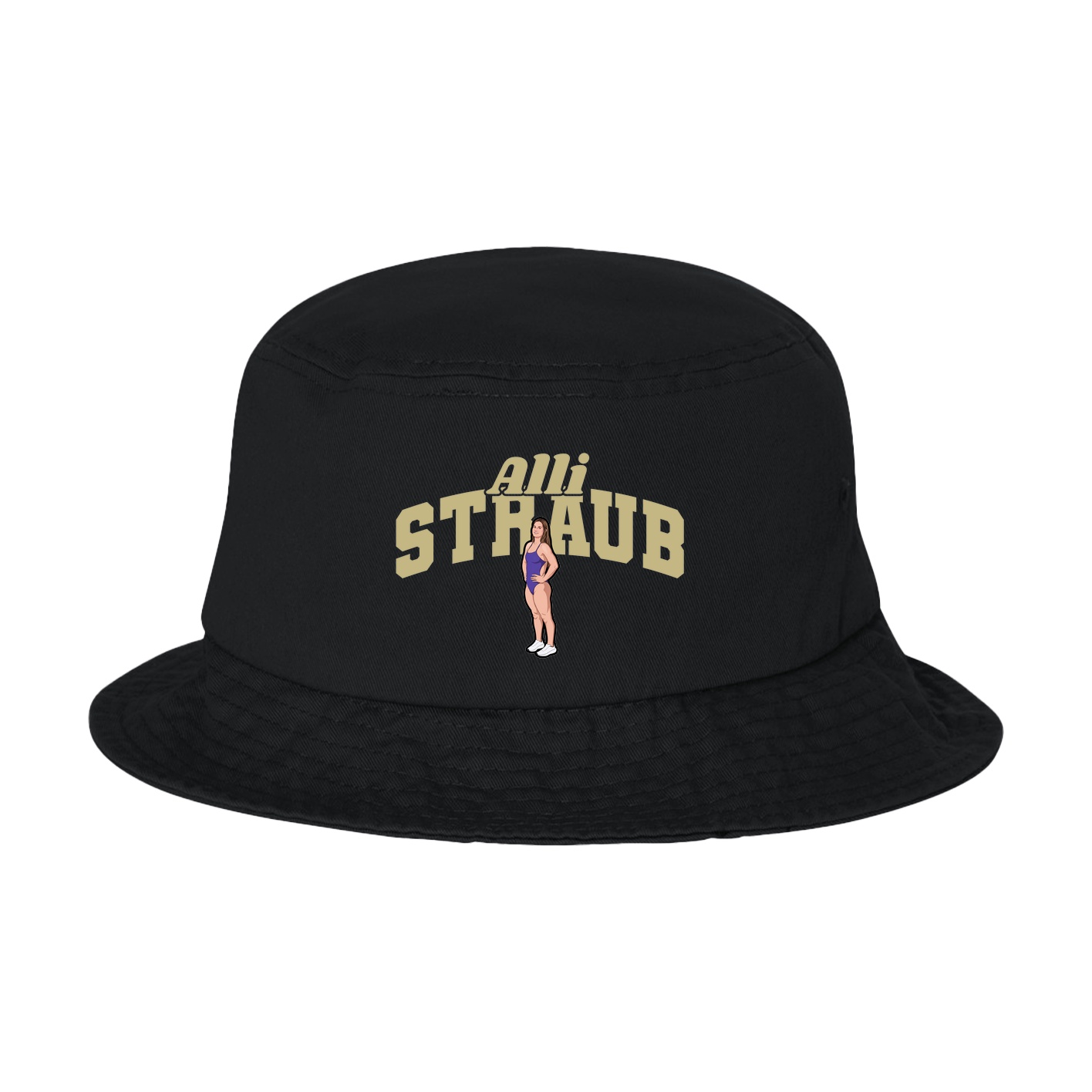Bucket Cap — Signature Arch in Black