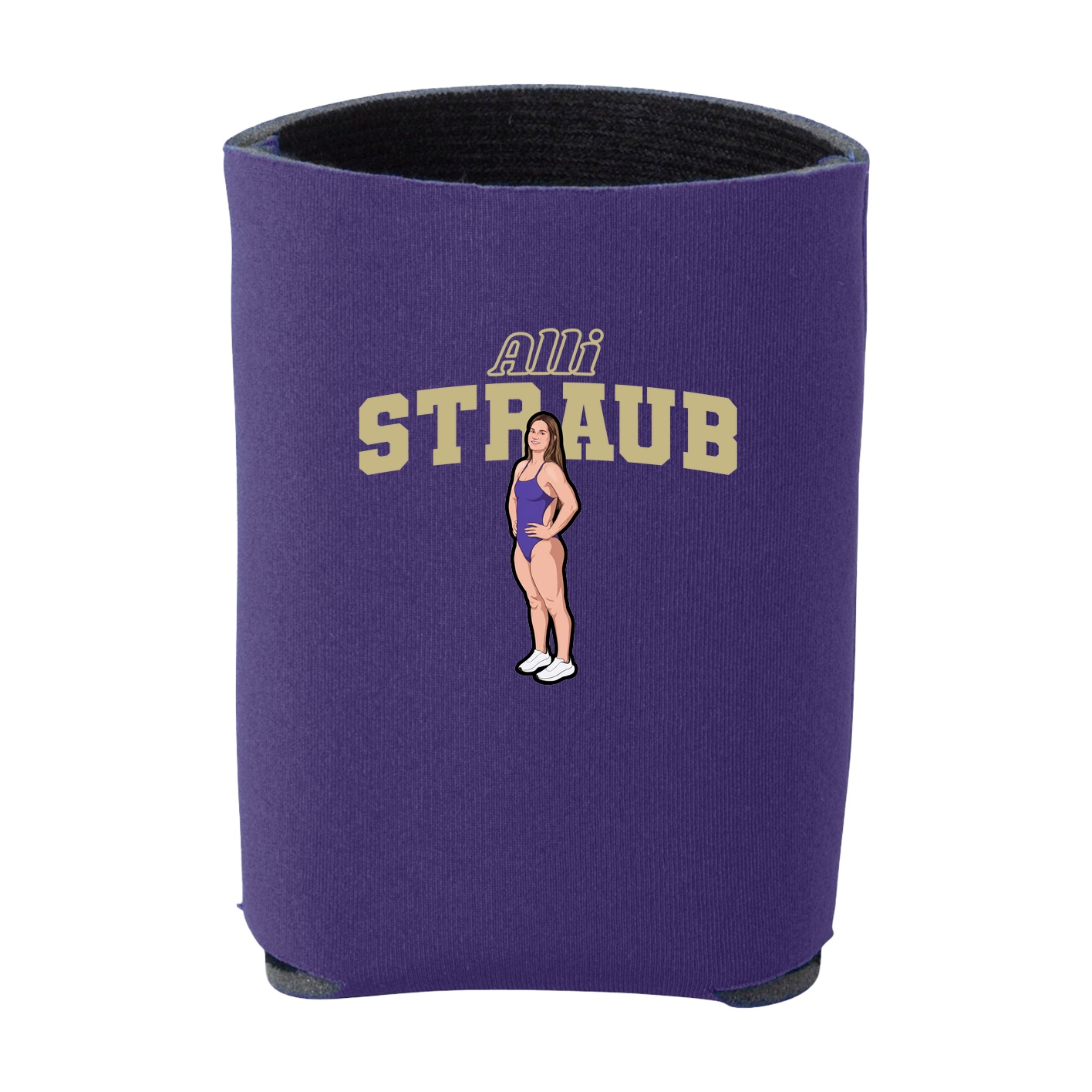Can Holder — Name Arch in Purple
