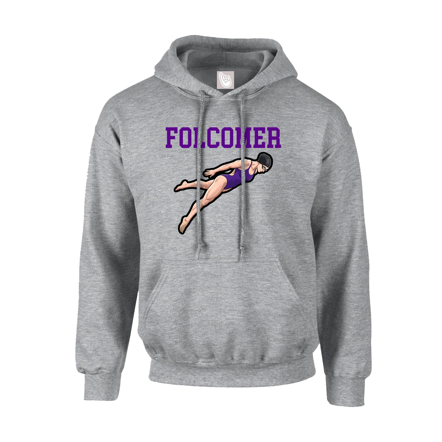 Hoodie — Shirsey in Grey