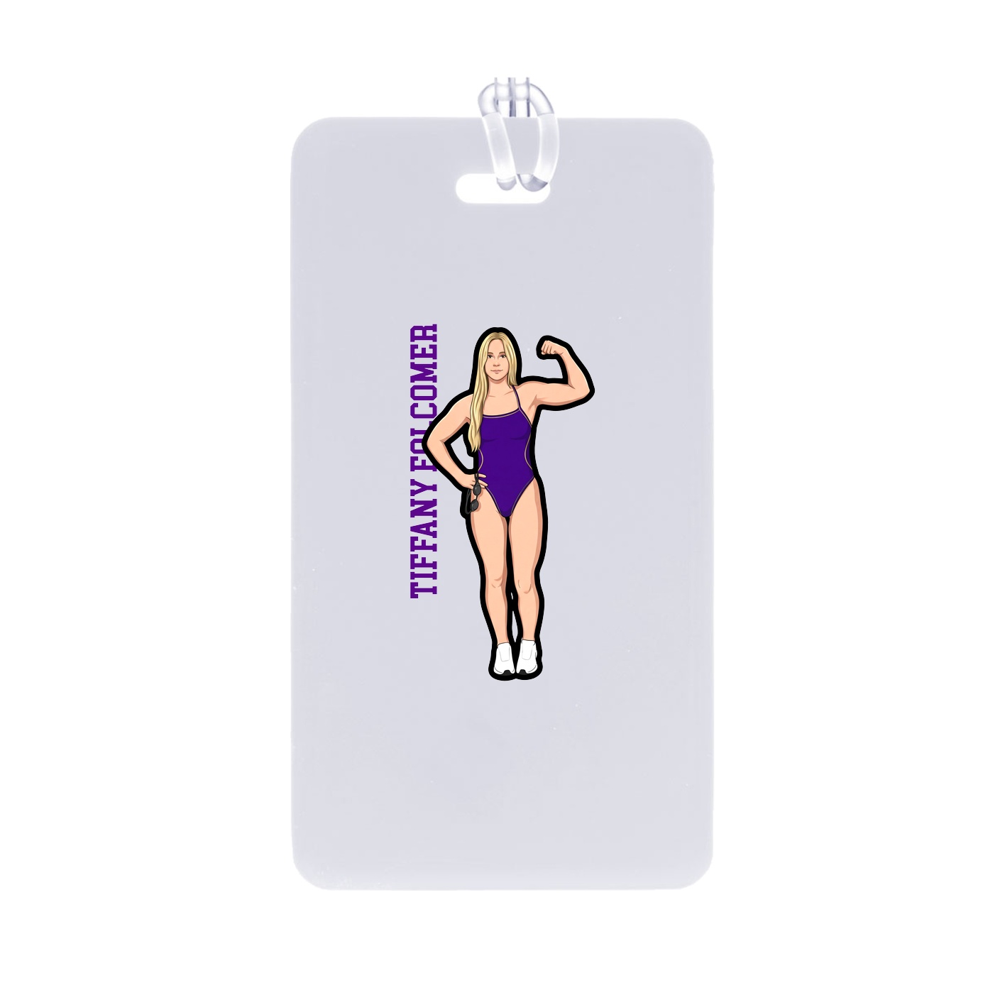 Bag Tag — Name Vertical in Classic