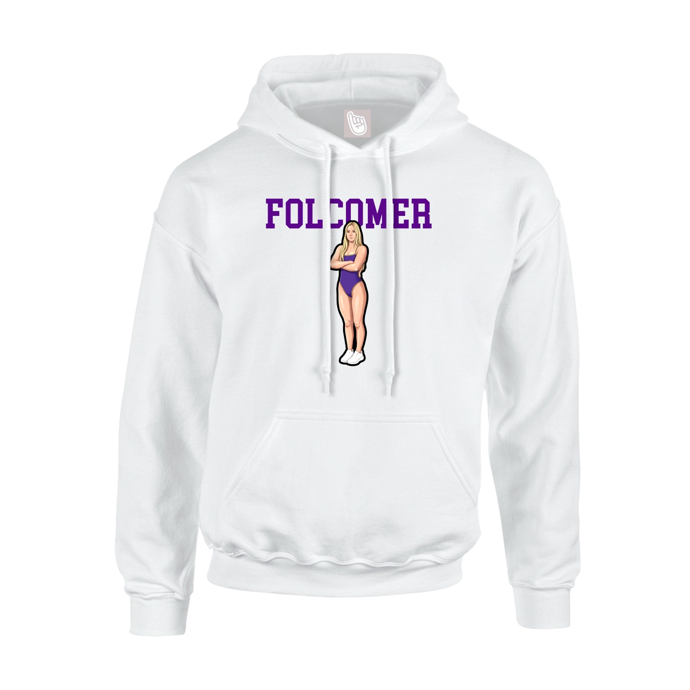 Hoodie — Shirsey in White