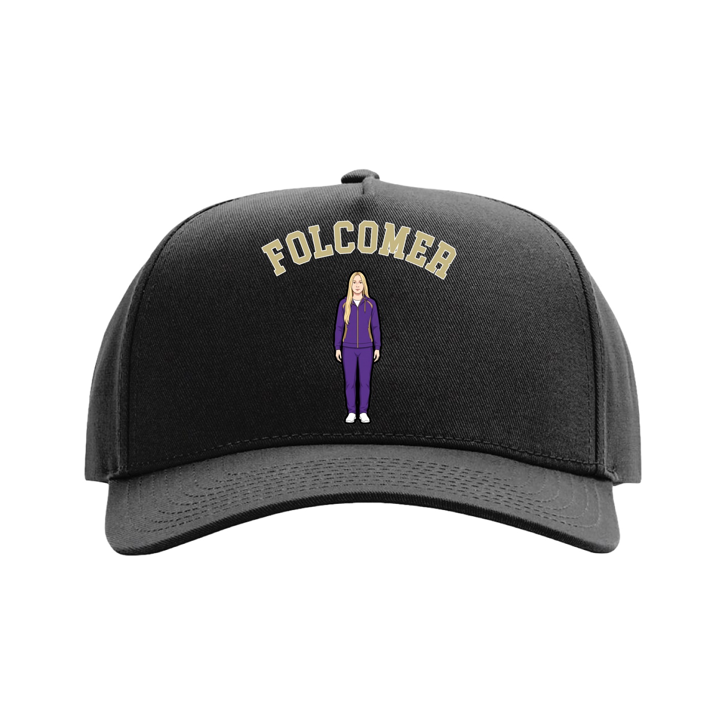 Full Fabric Five-Panel Champ Cap