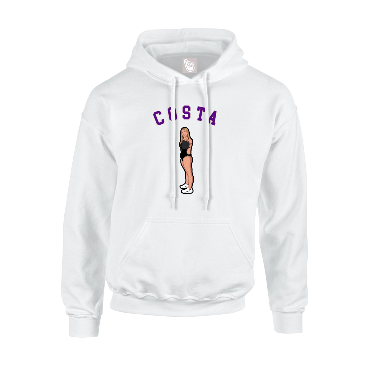 Hoodie — Shirsey Arch in White