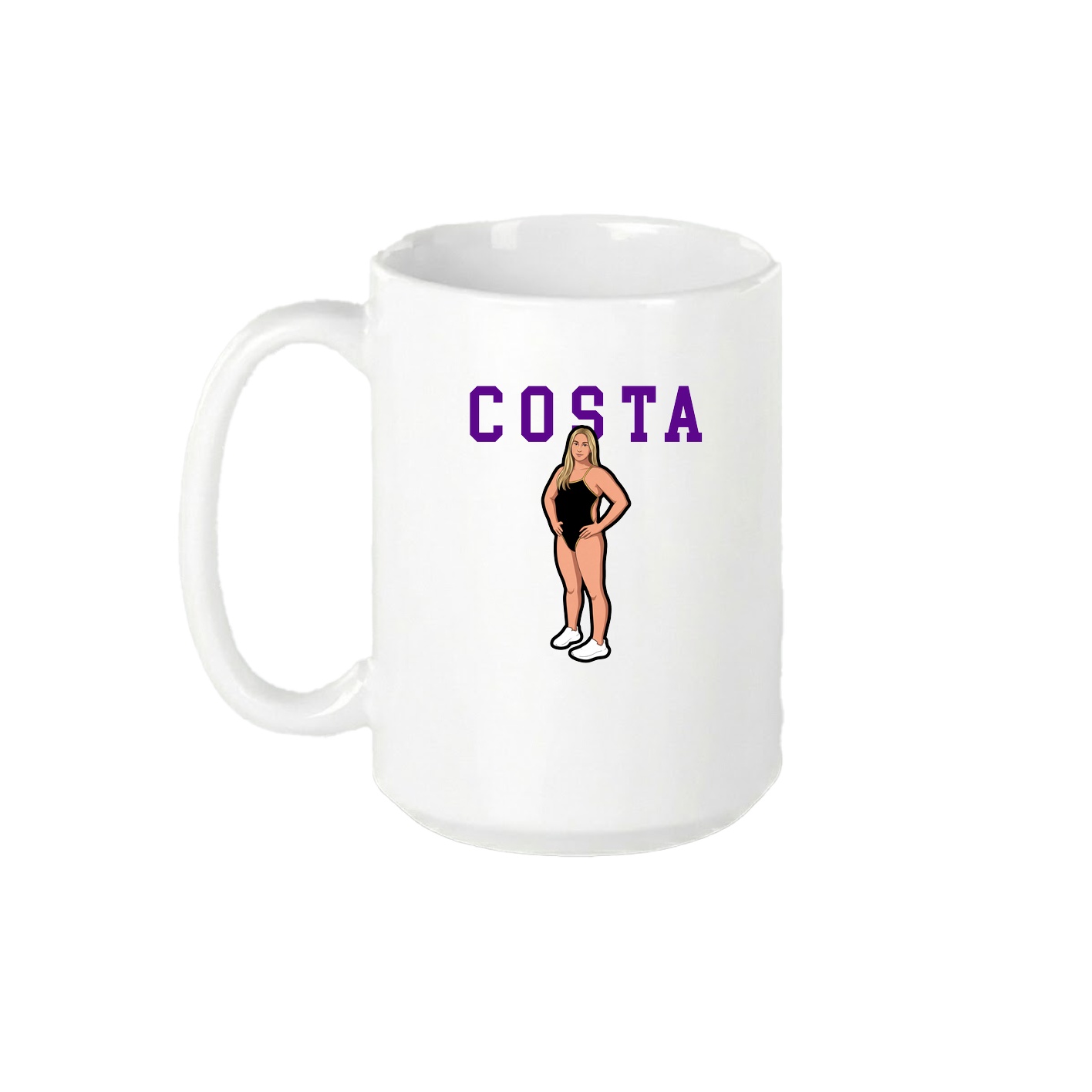 15oz Coffee Mug — Shirsey in White