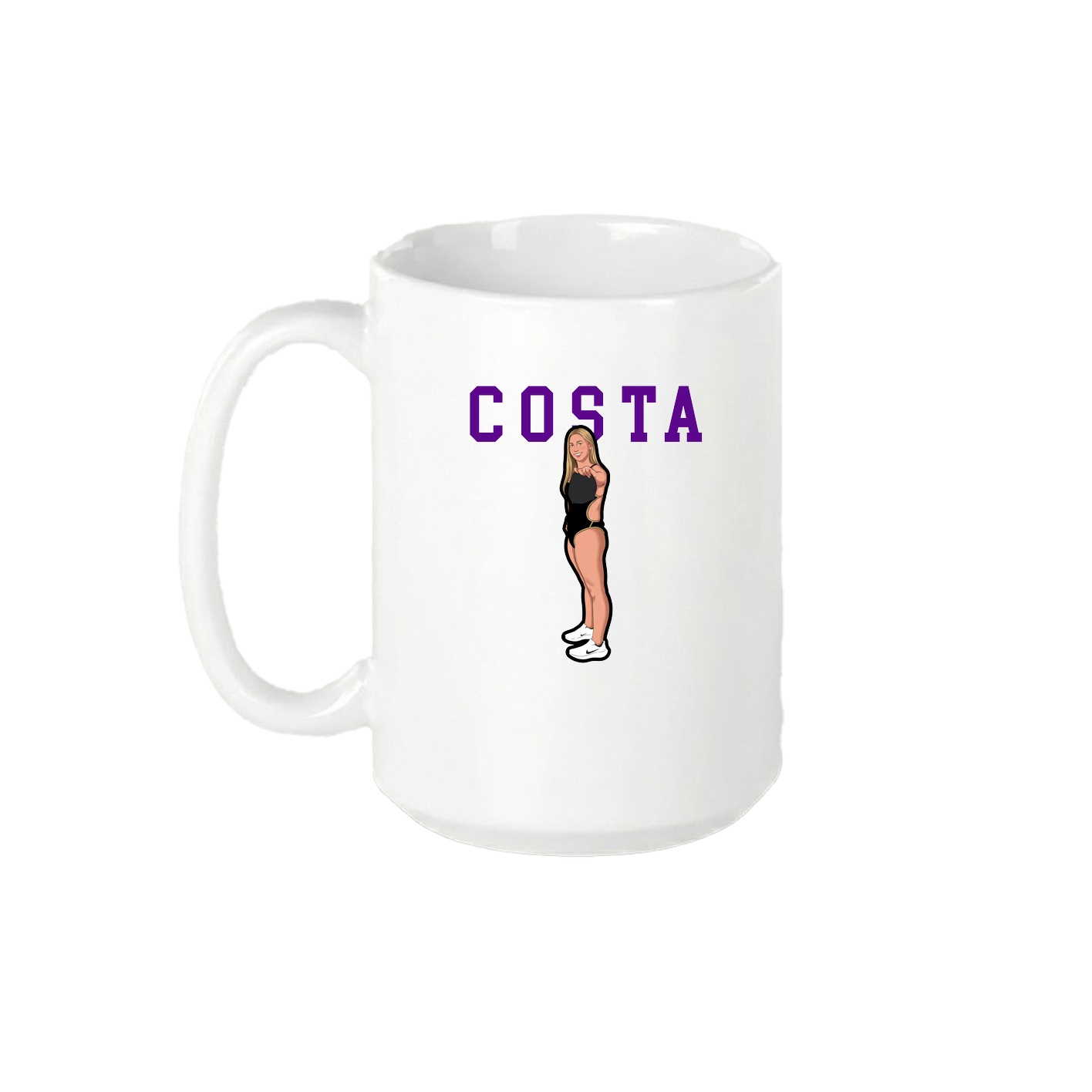 15oz Coffee Mug — Shirsey in White