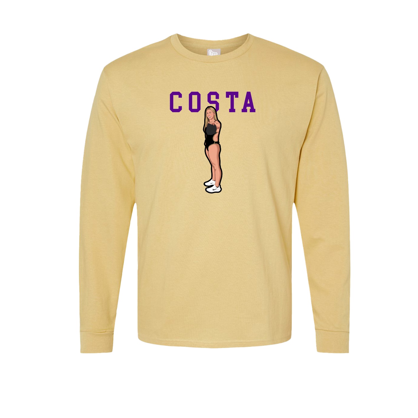Long Sleeve Tee — Shirsey in Vegas Gold
