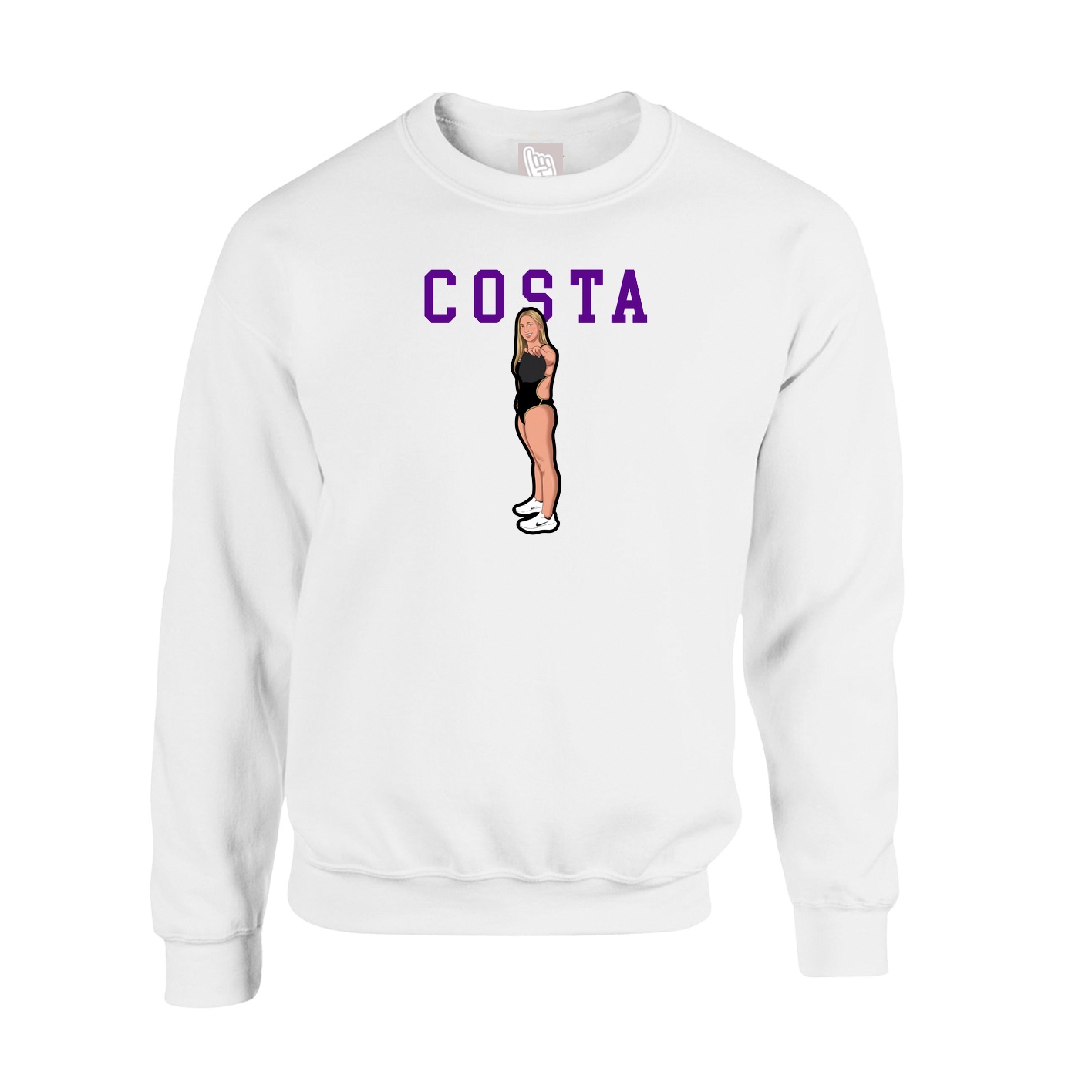 Fleece Crew — Shirsey in White