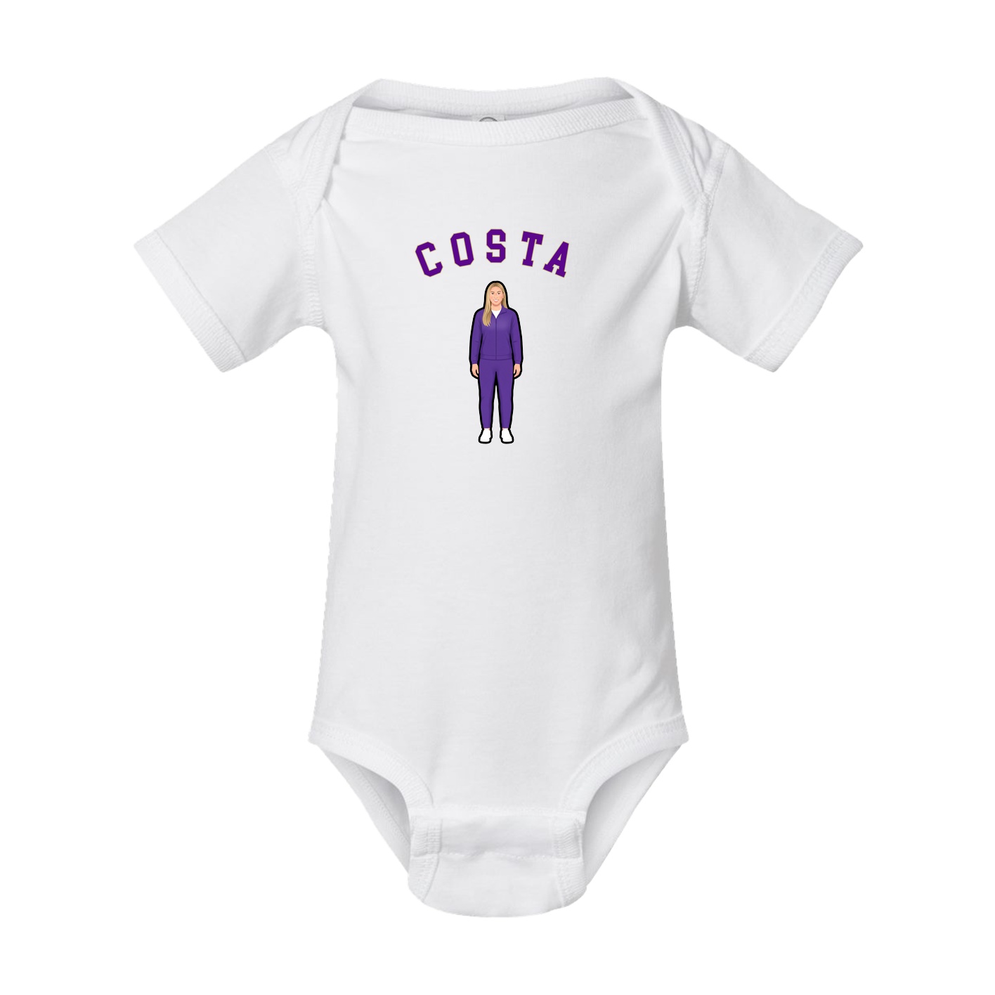 Baby Onesie — Shirsey Arch in White