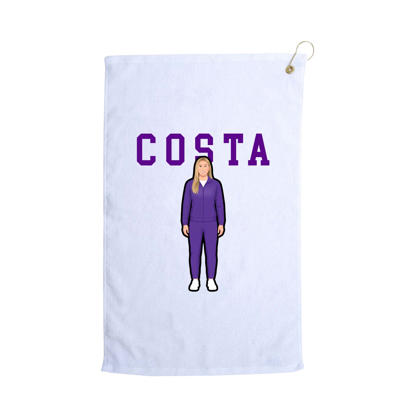 Golf Towel — Shirsey in White