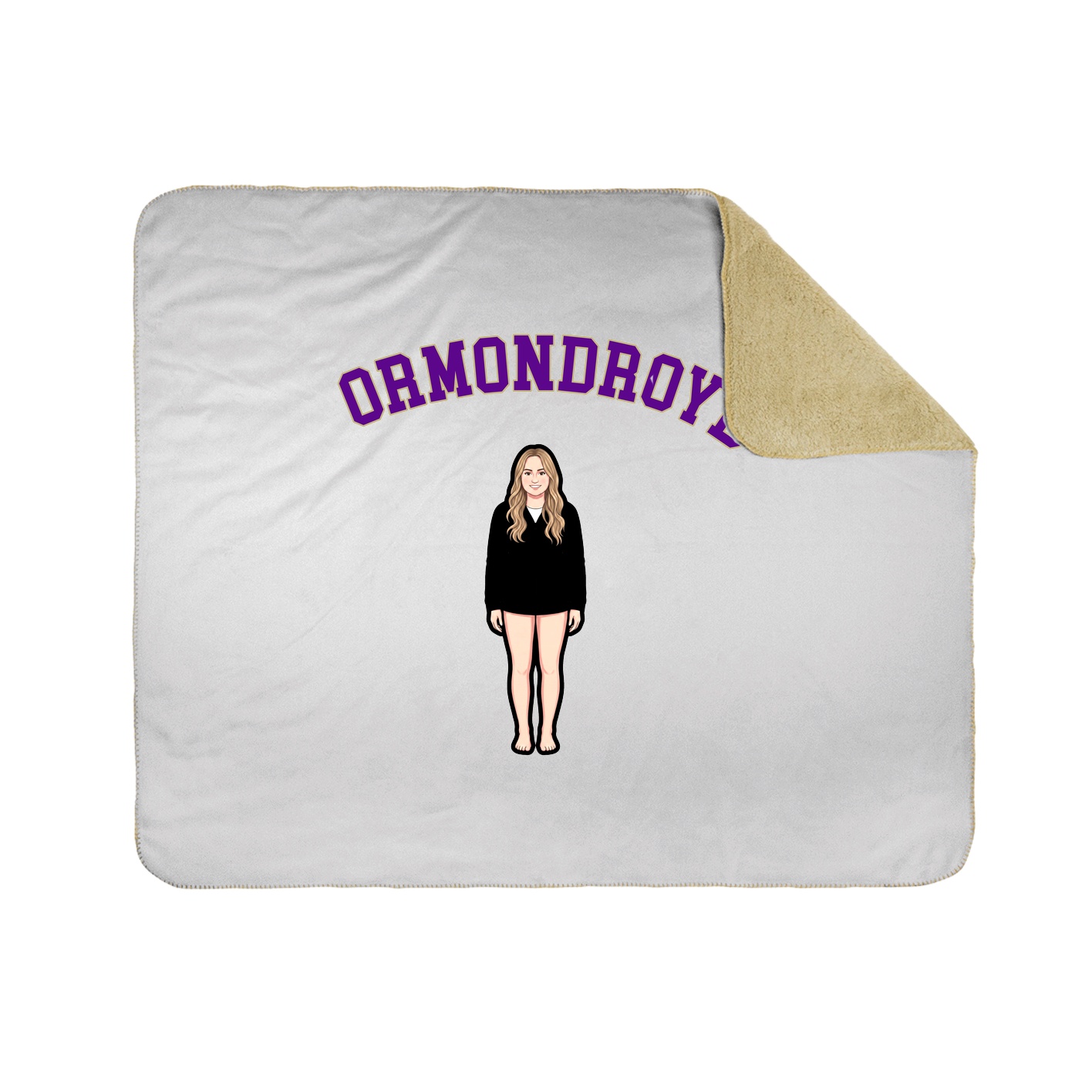 Throw Blanket — Shirsey Arch in White