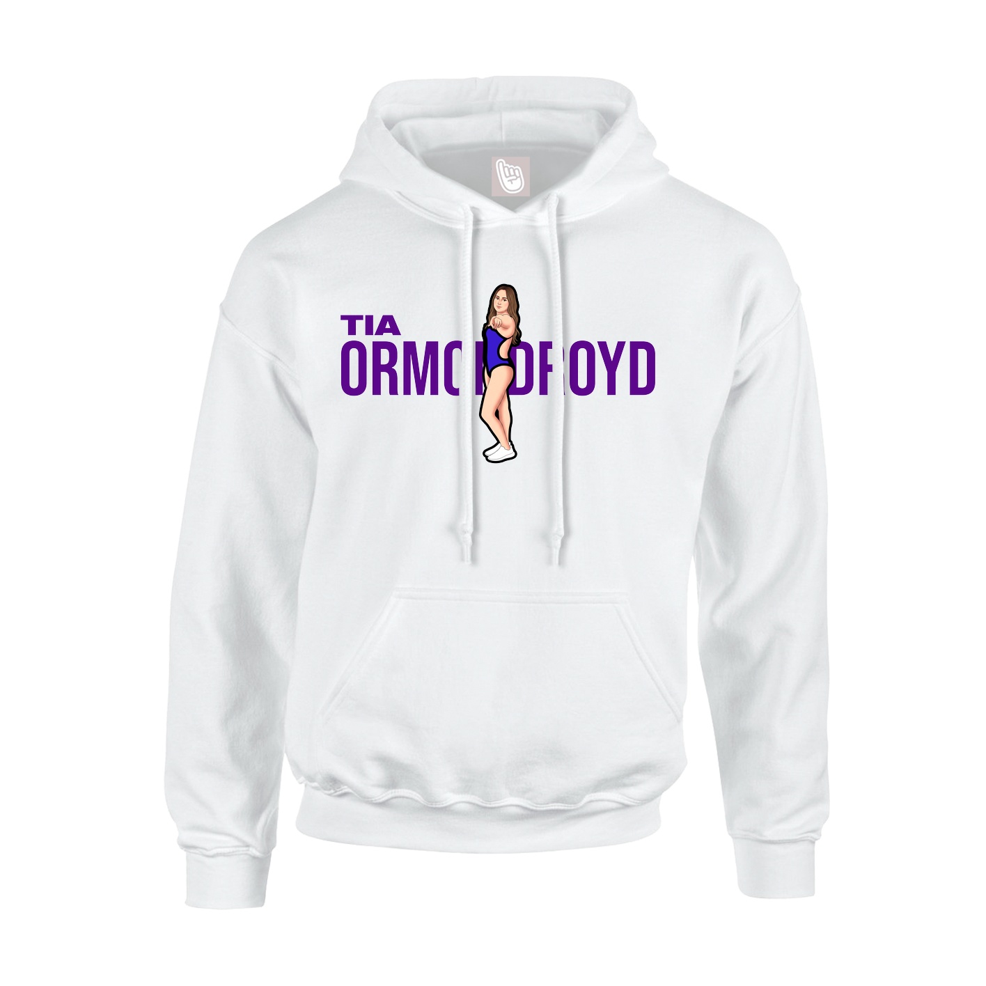 Hoodie — Player Name in White