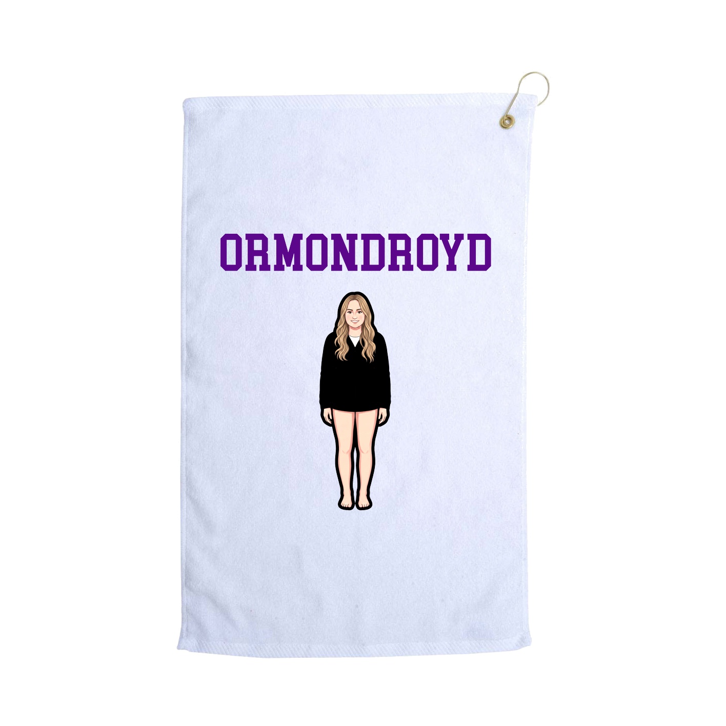 Golf Towel — Shirsey in White