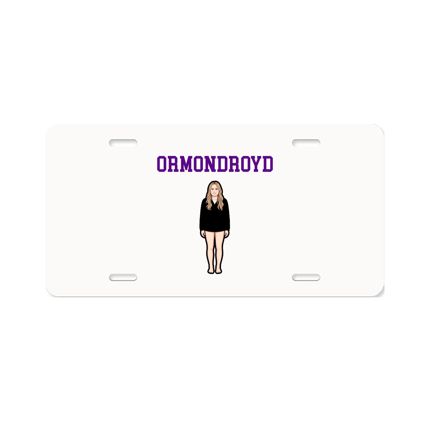 License Plate — Shirsey in Classic