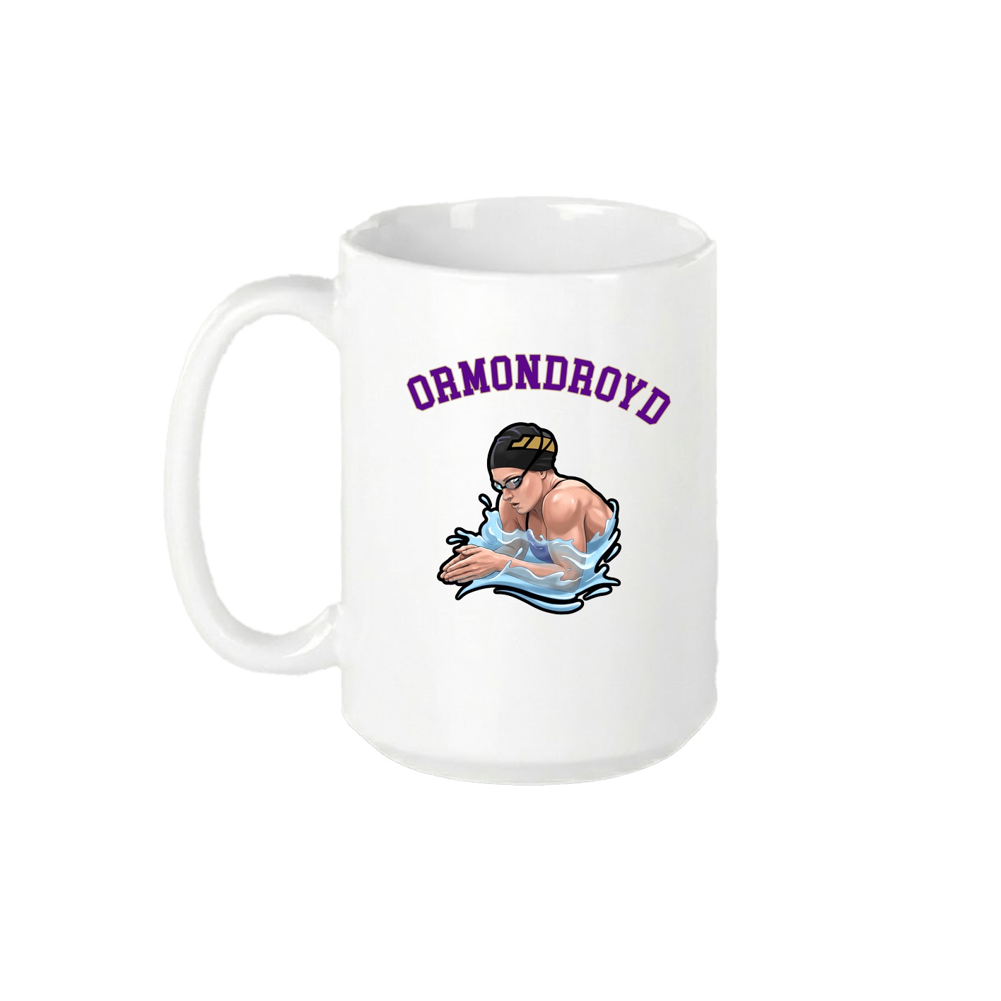 15oz Coffee Mug — Shirsey Arch in White