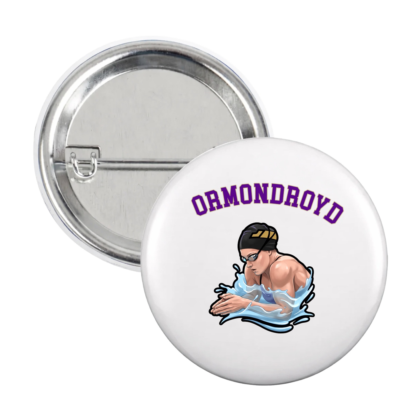 Game Day Button — Shirsey Arch in White