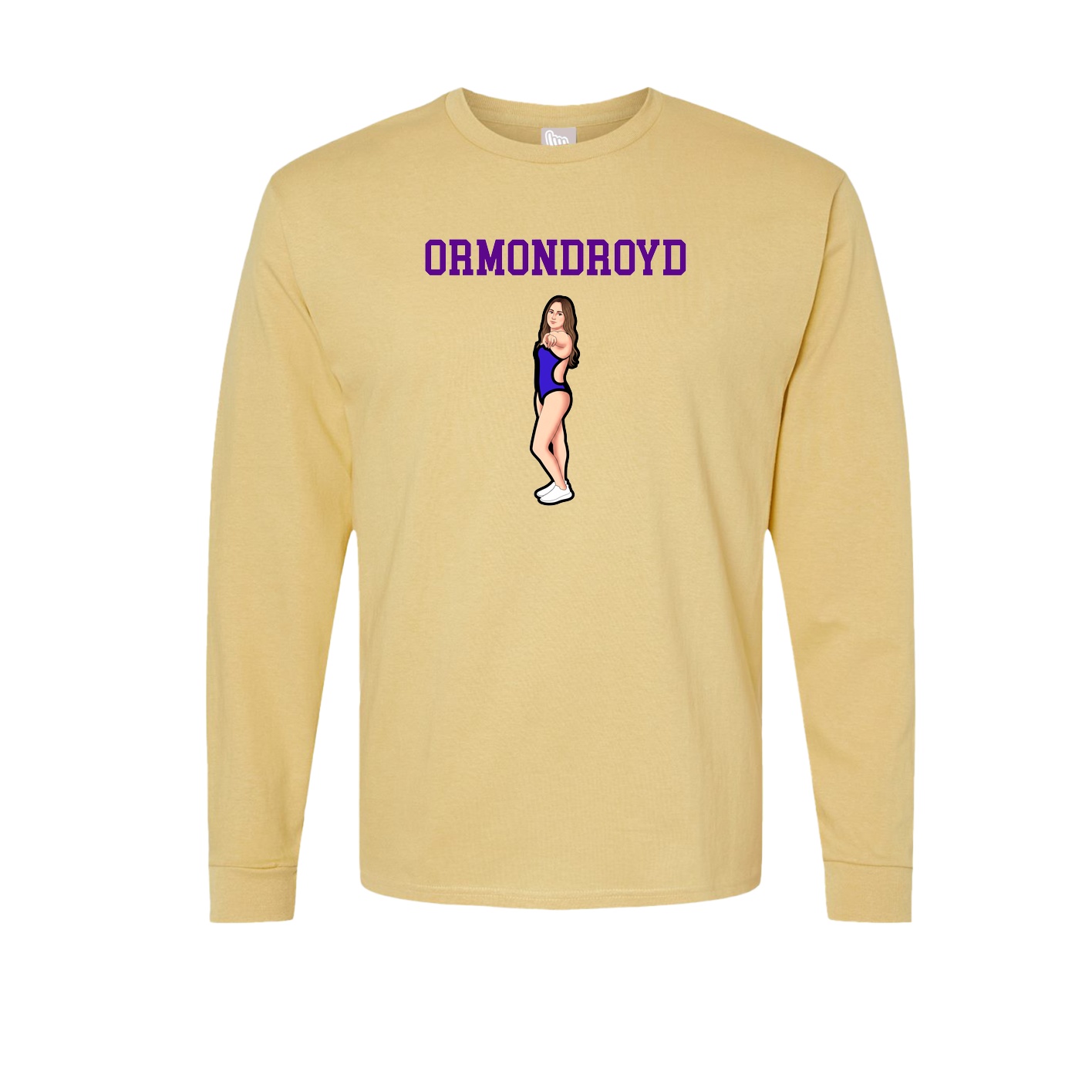 Long Sleeve Tee — Shirsey in Vegas Gold