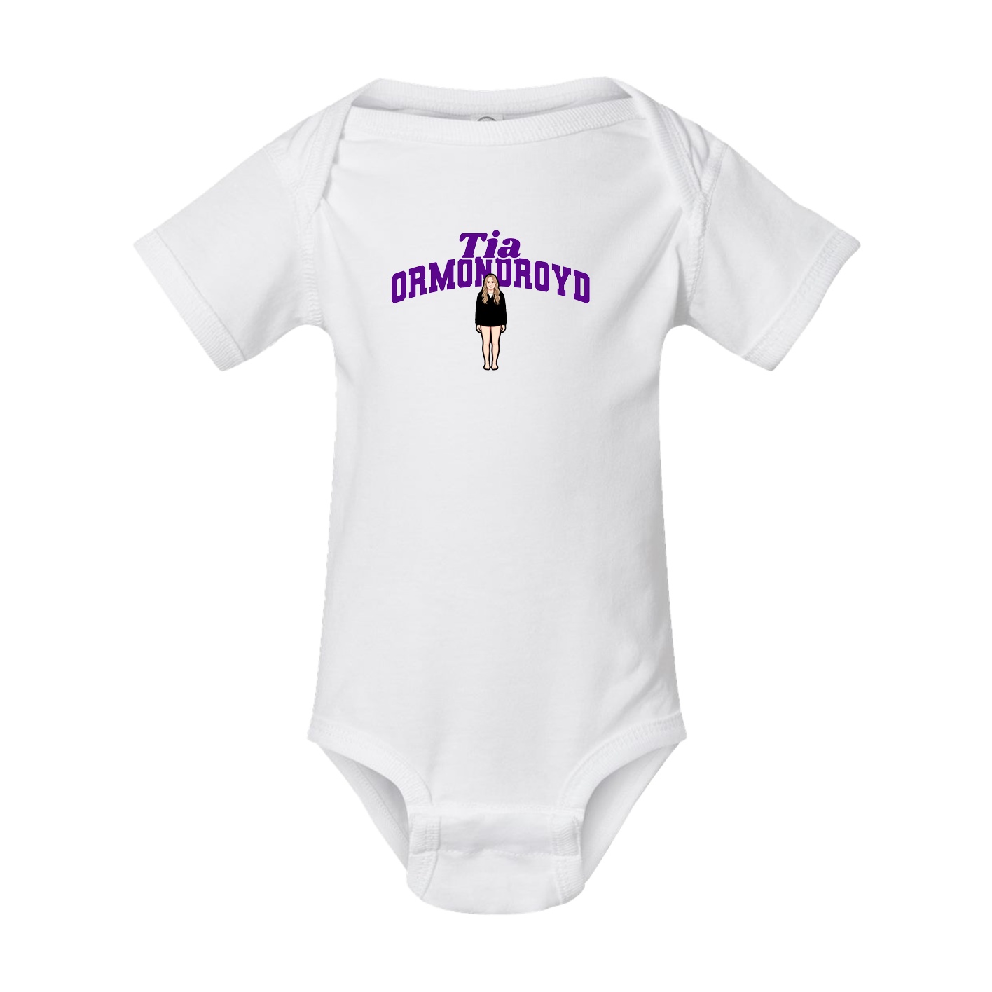 Baby Onesie — Signature Arch in White