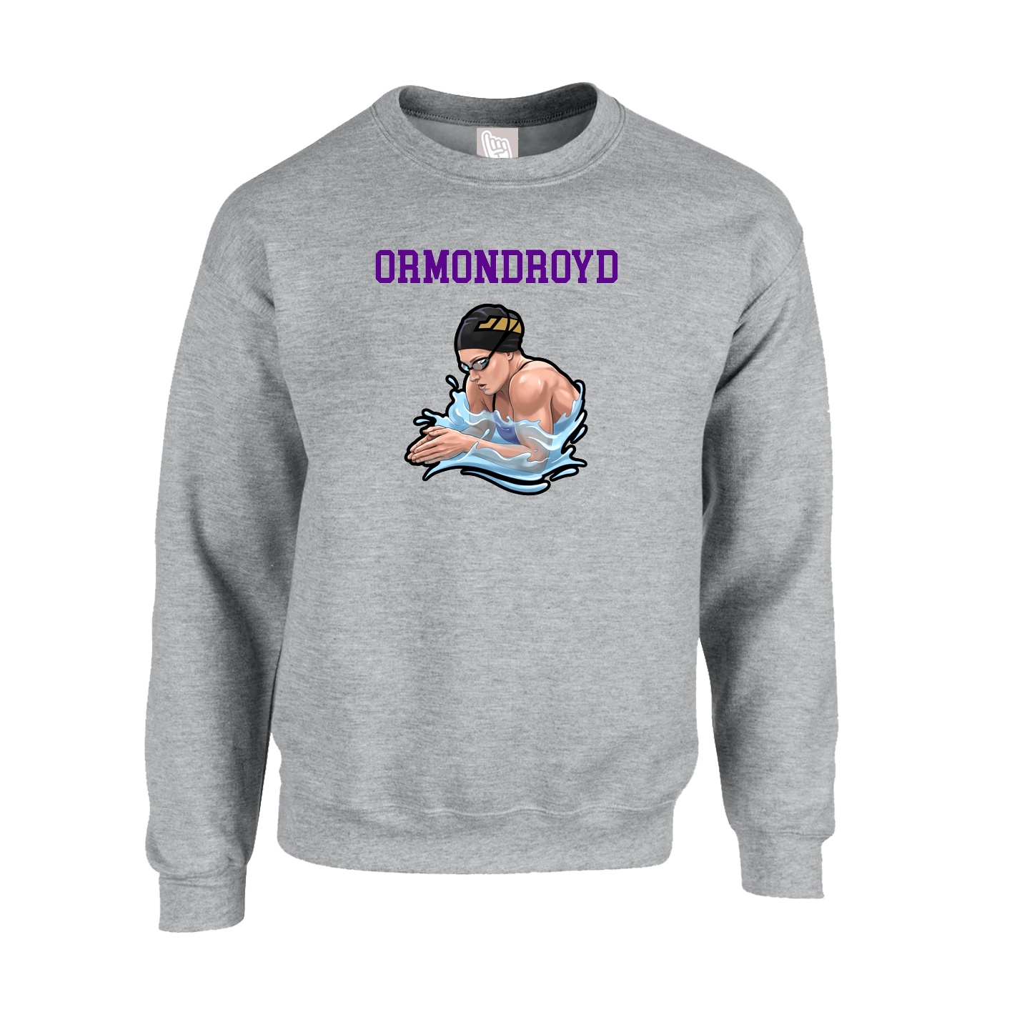 Fleece Crew — Shirsey in Grey