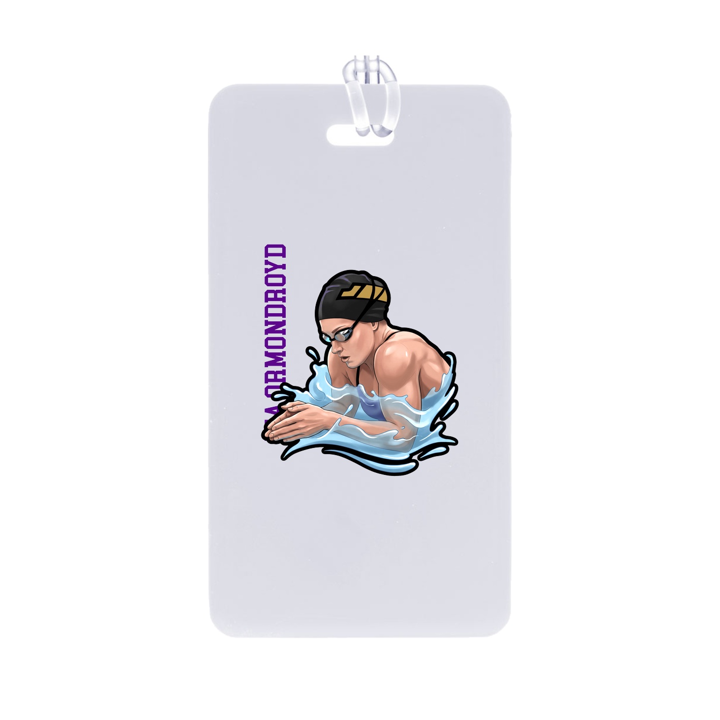 Bag Tag — Name Vertical in Classic