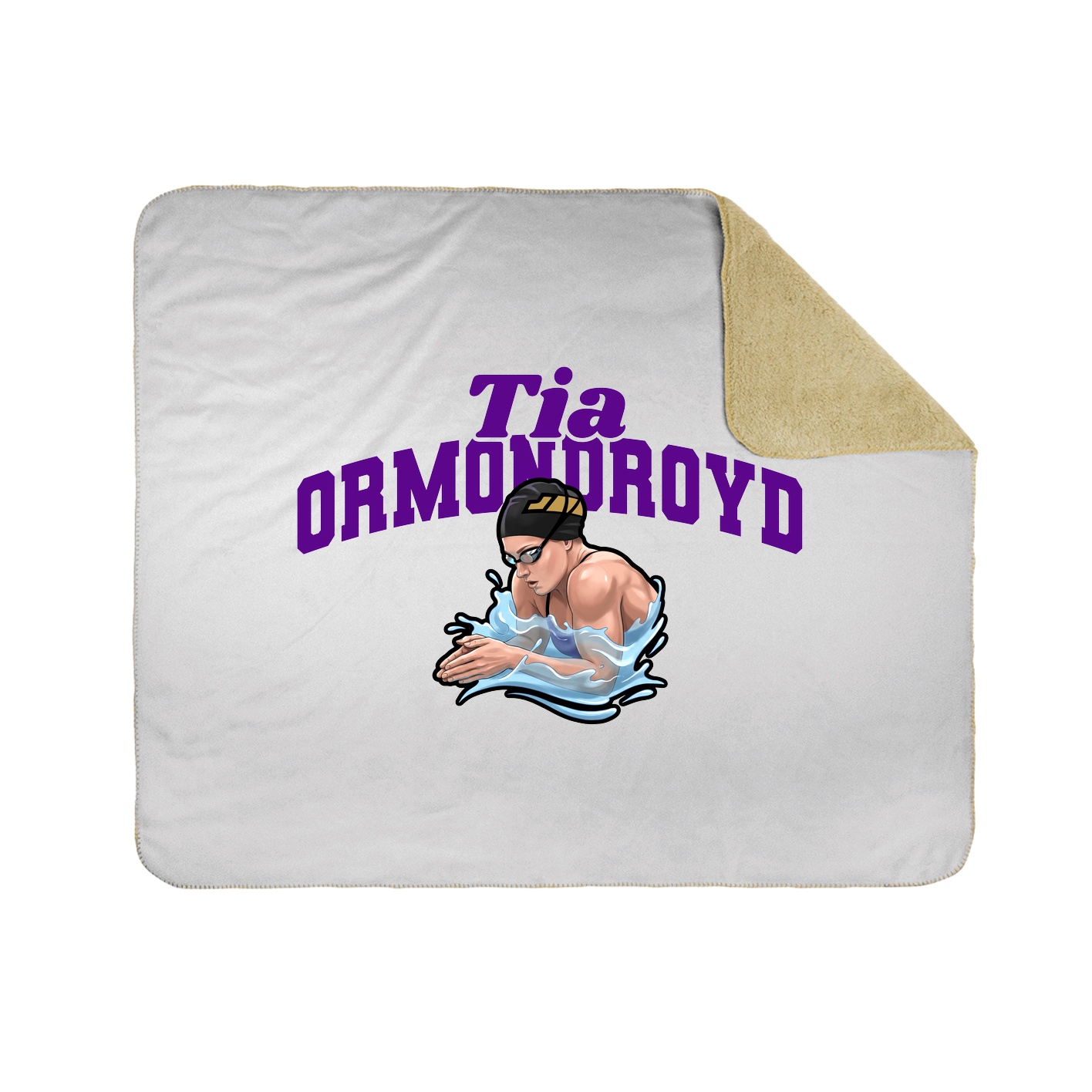 Throw Blanket — Signature Arch in White