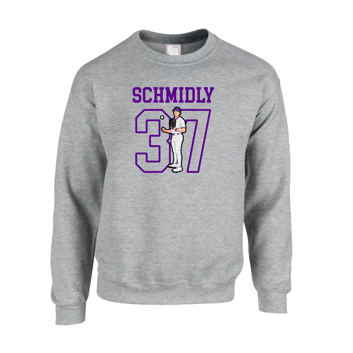 Fleece Crew — Shirsey in Grey