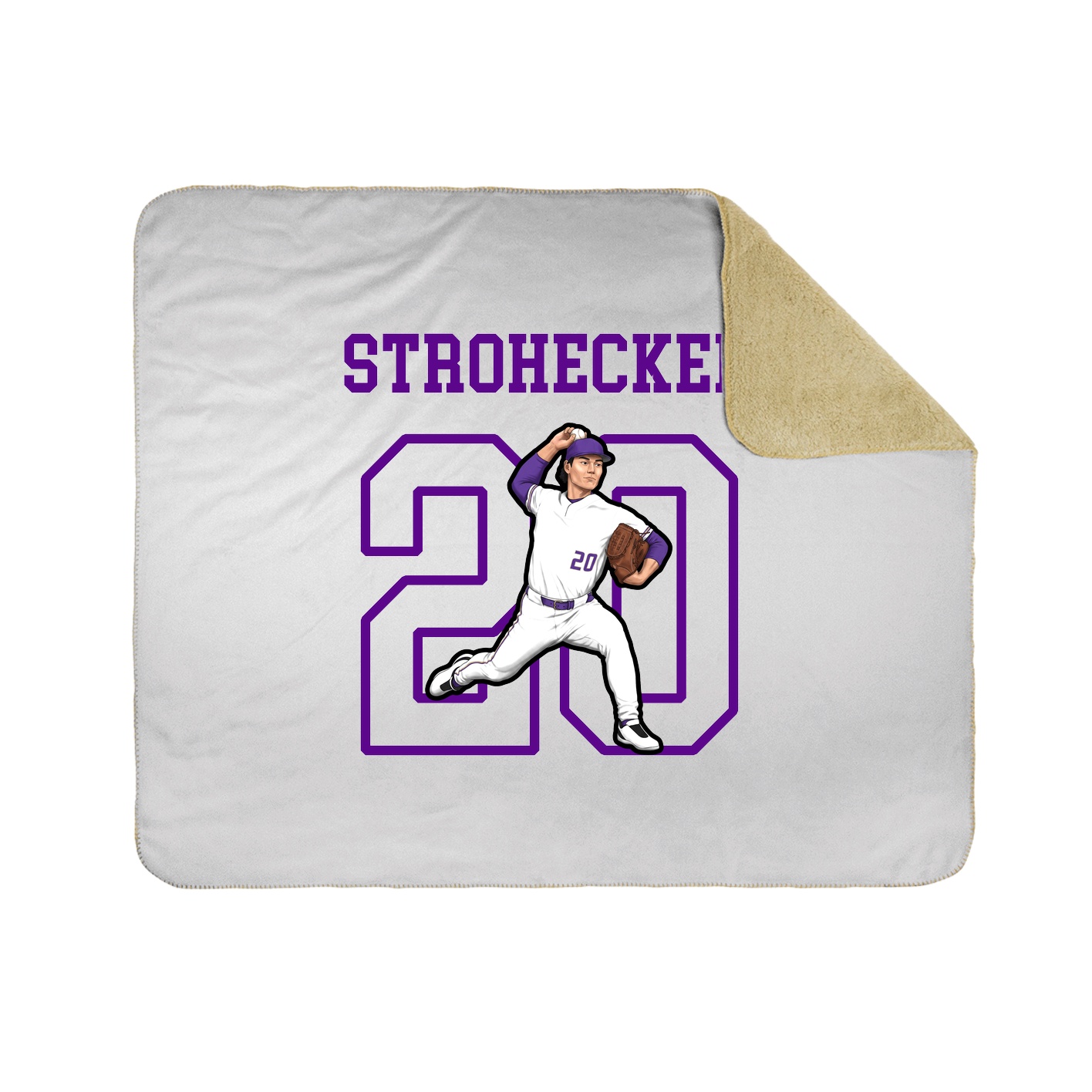 Throw Blanket — Shirsey in White