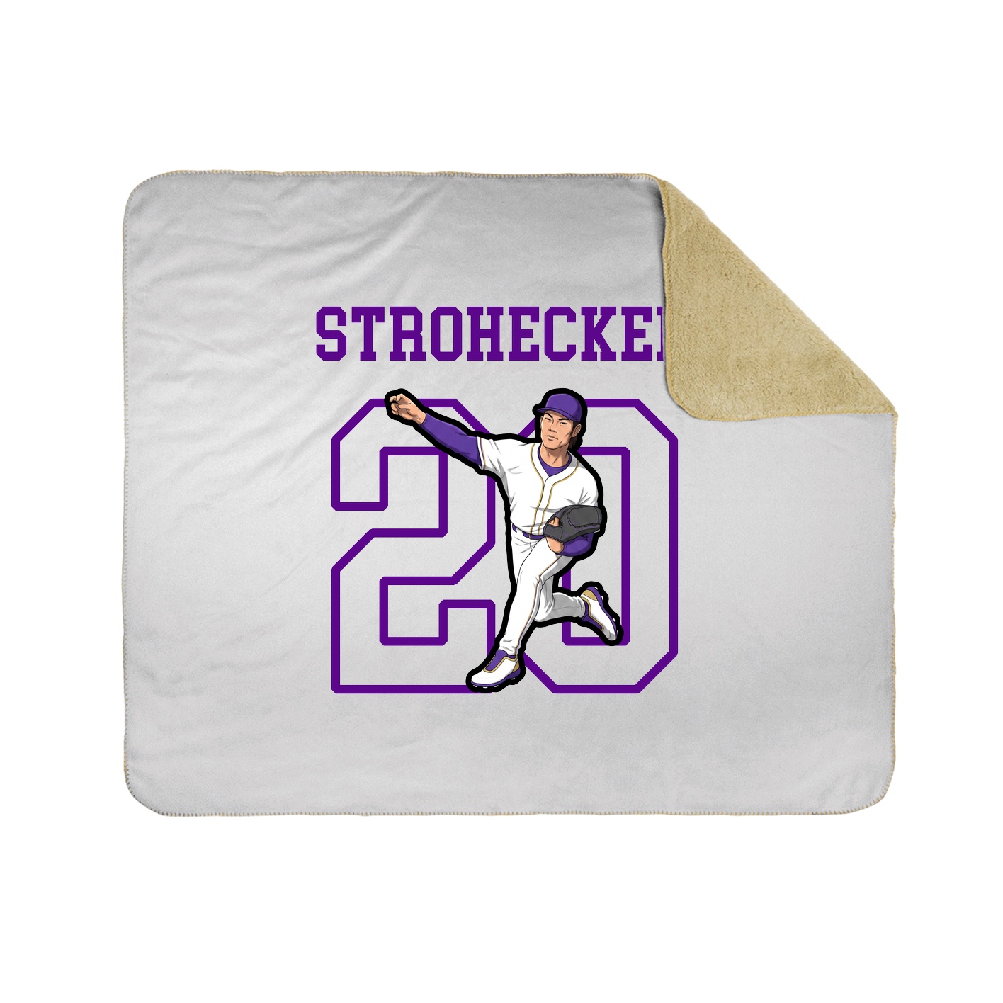 Throw Blanket — Shirsey in White