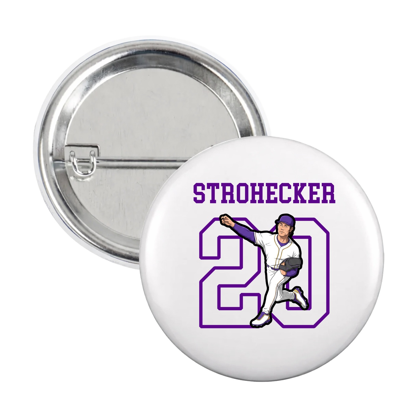 Game Day Button — Shirsey in White