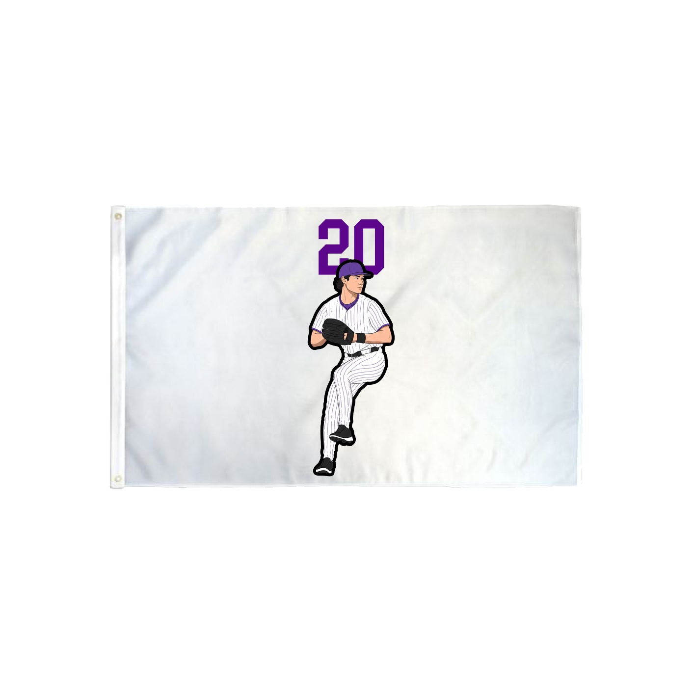 3x5 Flag — Number Top in Classic
