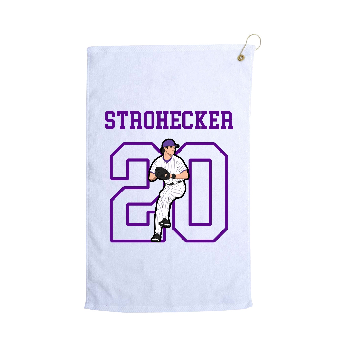 Golf Towel — Shirsey in White