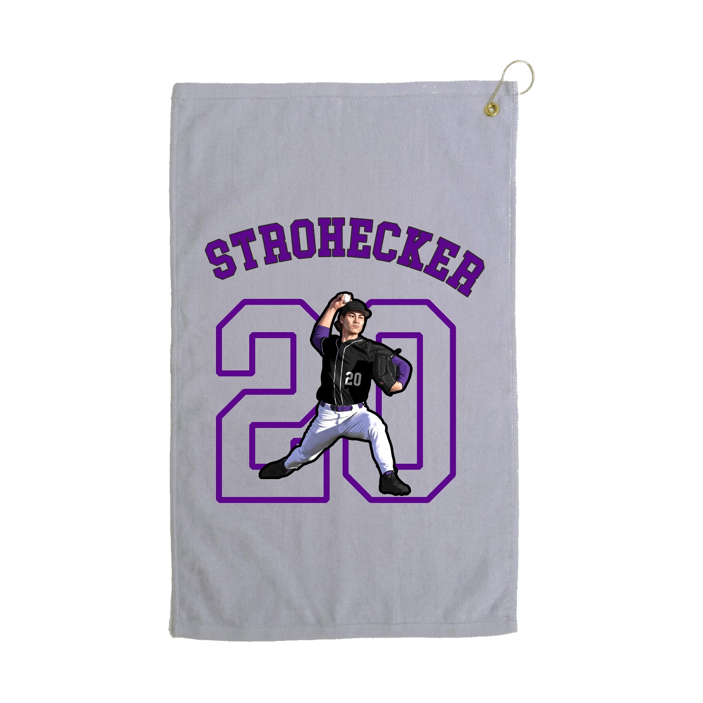 Golf Towel — Shirsey Arch in Grey