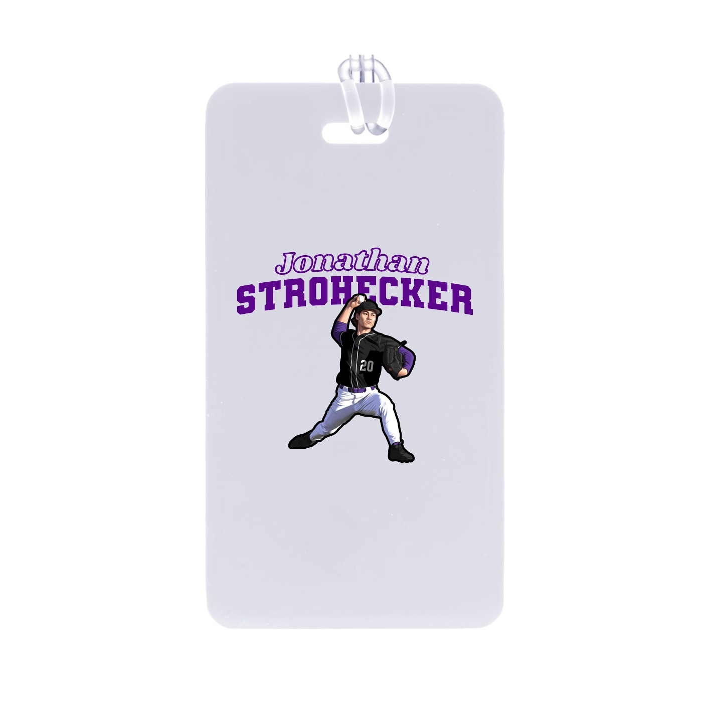 Bag Tag — Name Arch in Classic