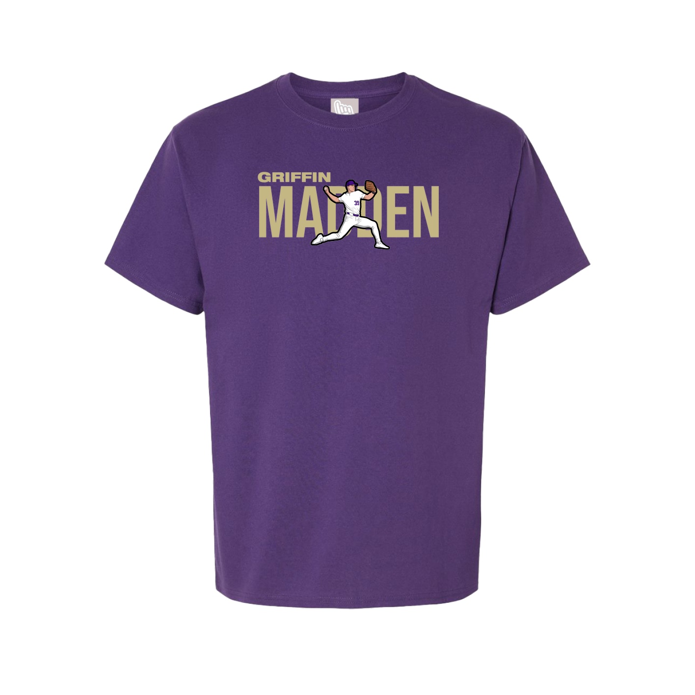 Youth Tee — Player Name in Purple