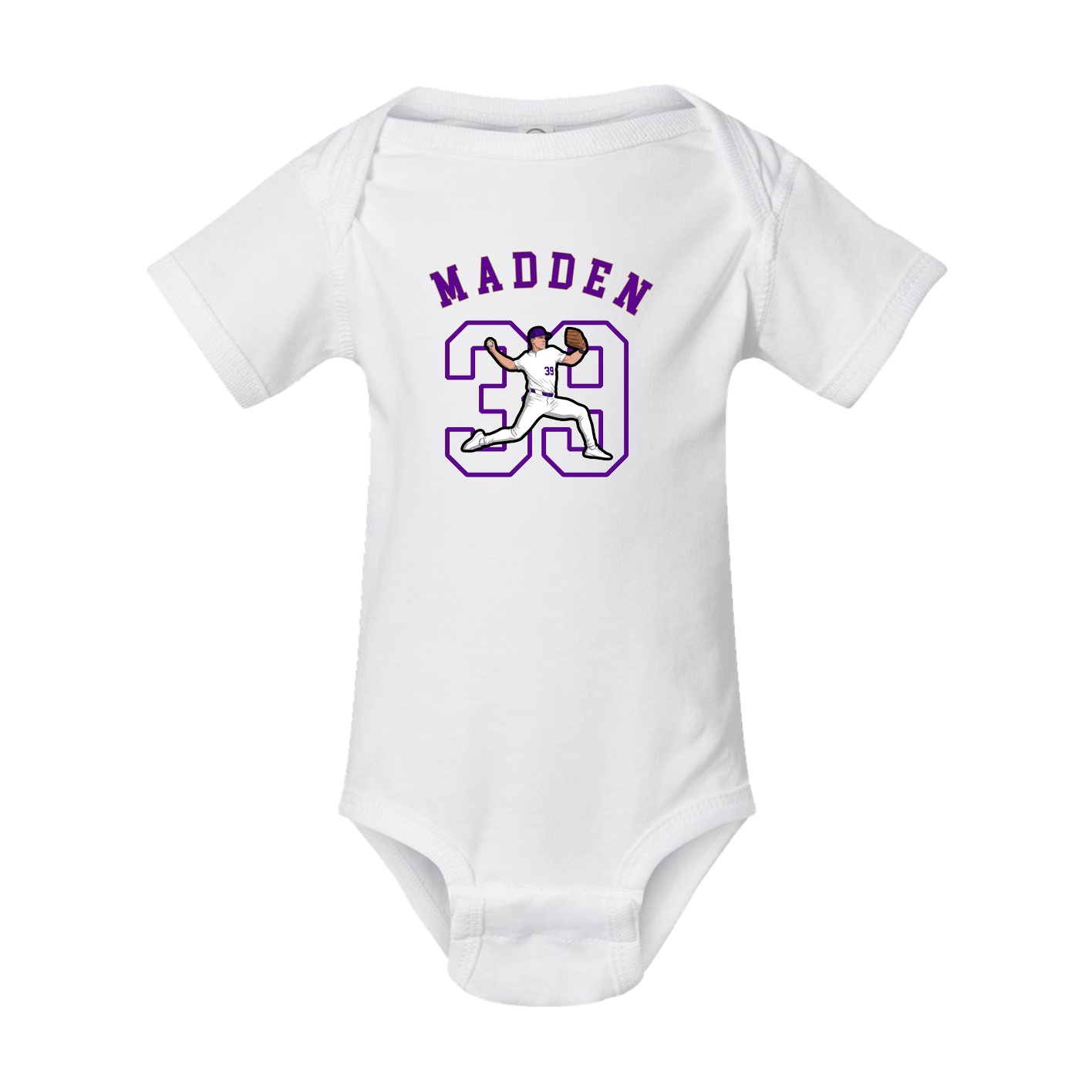 Baby Onesie — Shirsey Arch in White